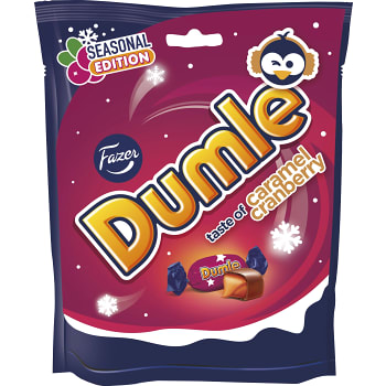 Dumle Caramel Cranberry 220g Fazer