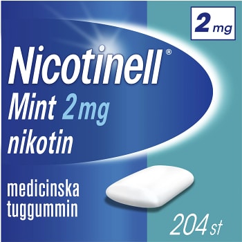 Nicotinell Mint Medicinskt tuggummi 2mg 204-p