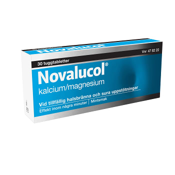 Novalucol Mint Tuggtablett 30-p
