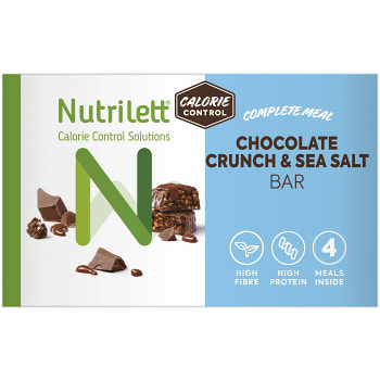 Bar Crunch Seasalt & chocolate 4-p 240g Nutrilett