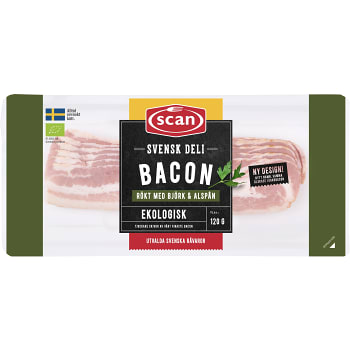 Bacon Ekologisk 120g Scan