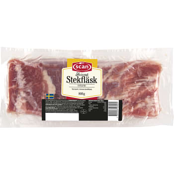 Stekfläsk skivat 800g Scan