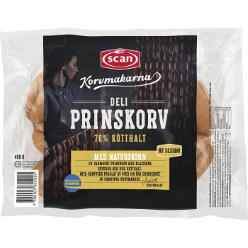 Prinskorv Deli 450g Scan