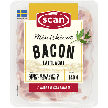 Bacon Miniskivat 140g Scan