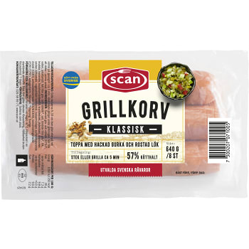 Grillkorv 640g Scan