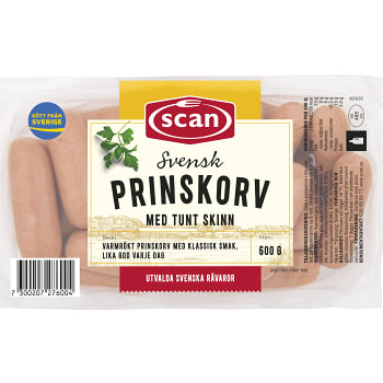 Prinskorv 600g Scan
