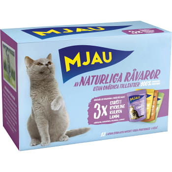 Kattmat Blandade smaker 12-p Mjau