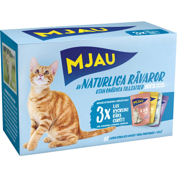 Kattmat Blandade smaker ca 1kg Mjau