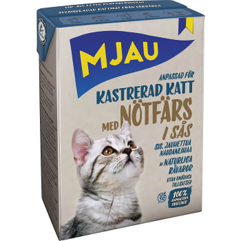 Kattmat Nötfärs 370g Mjau