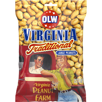 Virginia traditional Jordnötter 275g OLW