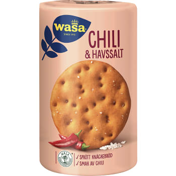 Knäckebröd Runda Chili & Havsalt 220g Wasa