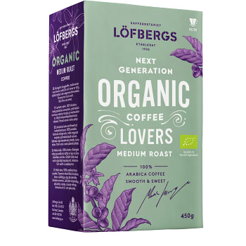 Bryggkaffe Mellanrost 450g KRAV Löfbergs
