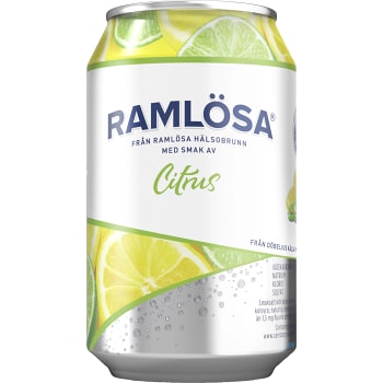 Vatten Kolsyrad Citrus 33cl Burk Ramlösa