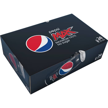 Läsk Pepsi Max Burk 33cl 24-p