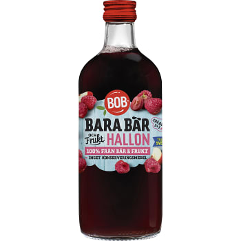 Fruktdryck Bara bär Hallon 50cl BOB