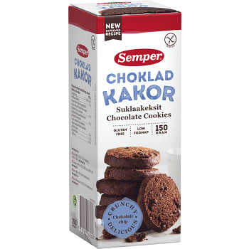 Chokladkakor Glutenfri 150g Semper