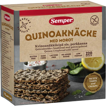 Quinoaknäcke Glutenfri 220g Semper