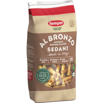 Sedani Pasta di lucca Glutenfri Ekologisk 300g KRAV Semper