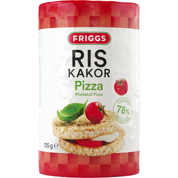 Riskakor med Pizzasmak 125g Friggs