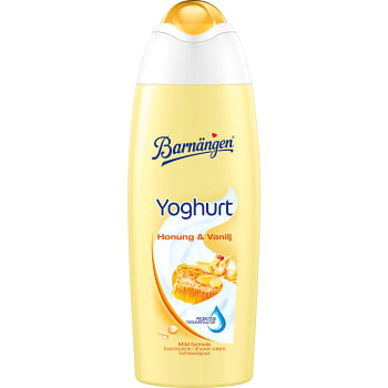 Duschtvål Yoghurt honung & vanilj 250ml Barnängen