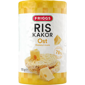 Riskakor med Ostsmak 125g Friggs