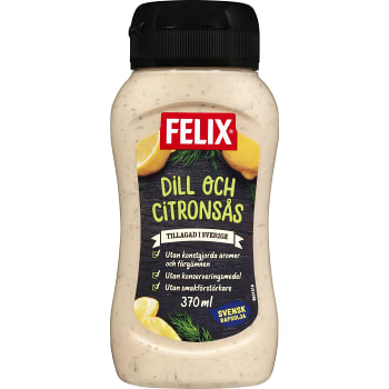 Dill & Citronsås 370ml Felix