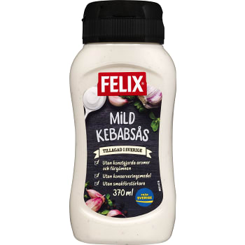 Mild Kebabsås 370ml Felix