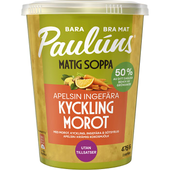 Kyckling & morotssoppa 475g Pauluns