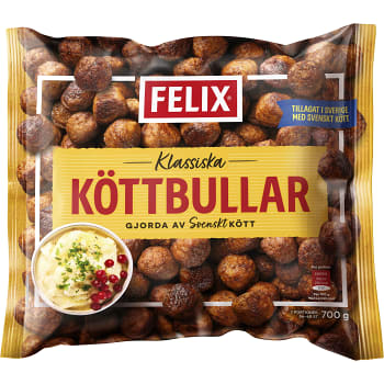 Köttbullar Klassiska Fryst 700g Felix