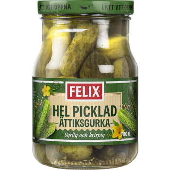 Hel Ättiksgurka 700g Felix
