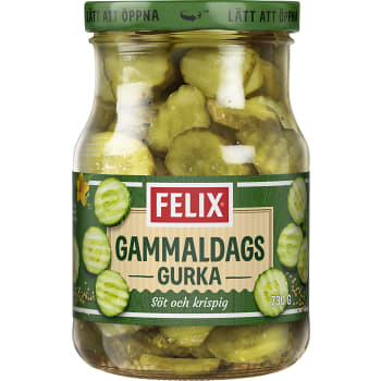 Gammaldags Bordsgurka 730g Felix
