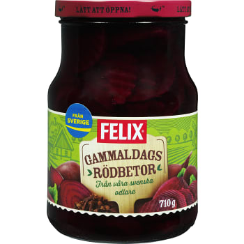 Gammaldags Rödbetor 710g Felix
