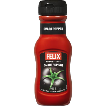 Tomatketchup Svartpeppar 500g Felix