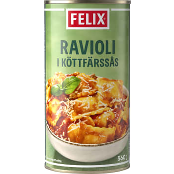 Ravioli i Köttsås 560g Felix