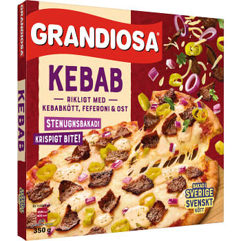 Extra allt Kebab Fryst 350g Grandiosa