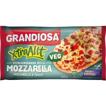 Extra allt mozarella Minipizza Fryst 165g Grandiosa