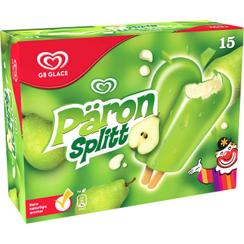 Glass Päronsplitt 15-pack GB Glace