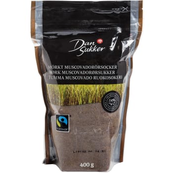 Muscovadorörsocker Mörkt 400g Fairtrade Dansukker