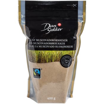 Muscovadorörsocker Ljust 400g Fairtrade Dansukker