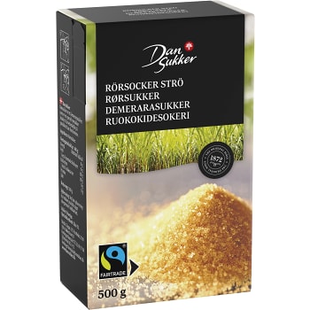 Rörsocker Strö 500g Fairtrade Dansukker