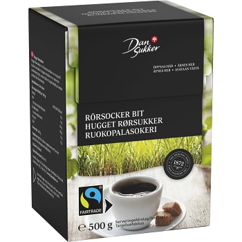 Rörsocker Bit 500g Fairtrade Dansukker