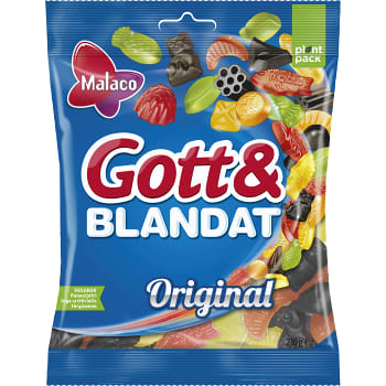 Gott & blandat 210g Malaco