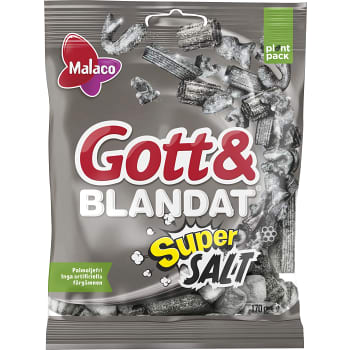 Gott & blandat Supersalt 170g Malaco