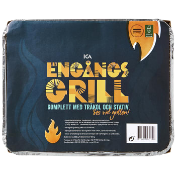Engångsgrill 600g ICA Cook & Eat