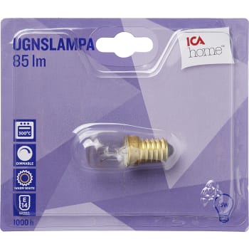 Ugnslampa päron 15W E14 85lm 1-p ICA Home