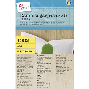 Dammsugarpåse 1002 5-p ICA Home
