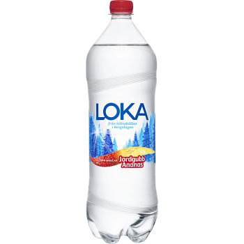 Vatten Kolsyrad Jordgubb Ananas 1,5l Loka