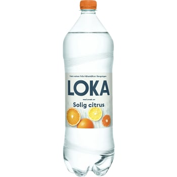 Vatten Kolsyrad Solig Citrus 1,5l Loka