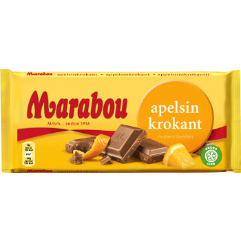 Chokladkaka Apelsinkrokant 200g Marabou