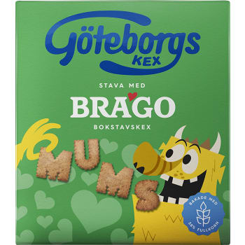 Bokstavskex 160g Brago
